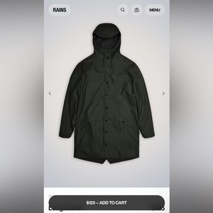 RAINS LONG JACKET
